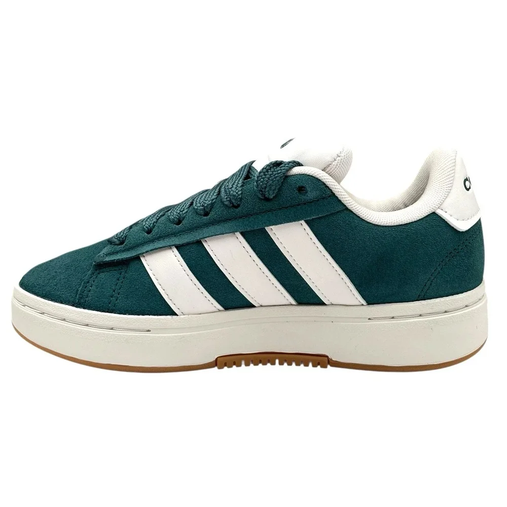 Adidas Grand Court Alpha Mens Youth Boys Classic‎ Style Shoes Size 4 Green White